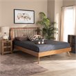 Baxton Studio Emiko Walnut Brown Finished Wood Full Size Platform Bed