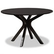 Baxton Studio Ela Dark Brown Finished Wood 7-Piece Dining Set