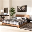 Baxton Studio Haines Brown Finished Wood Full Size Platform Bed