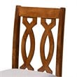 Baxton Studio Darcie Grey and Walnut Brown Finished Wood 5-Piece Pub Set