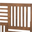 Baxton Studio Romy Walnut Brown Finished Wood Twin Size Platform Bed