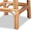 Baxton Studio Athena Natural Finished Rattan Counter Stool