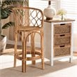 Baxton Studio Diana Natural Finished Rattan Counter Stool