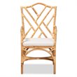 Baxton Studio Delta Natural Finished Rattan Armchair