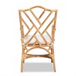 Baxton Studio Delta Natural Finished Rattan Armchair
