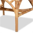 Baxton Studio Delta Natural Finished Rattan Armchair
