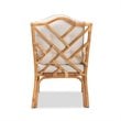 Baxton Studio Sonia Natural Finished Rattan Armchair