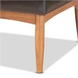 Baxton Studio Riordan Dark Brown and Brown Finished Wood 4-Piece Dining Set