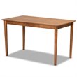 Baxton Studio Riordan Grey and Walnut Brown Finished Wood 5-Piece Dining Set
