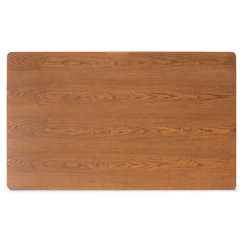 Baxton Studio Riordan Tan and Walnut Brown Finished Wood 5-Piece Dining Nook Set