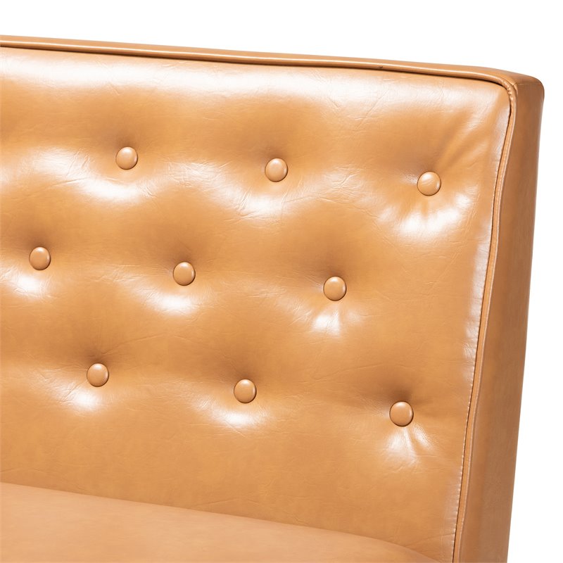 Baxton Studio Riordan Tan and Walnut Brown Finished Wood 5-Piece Dining Nook Set