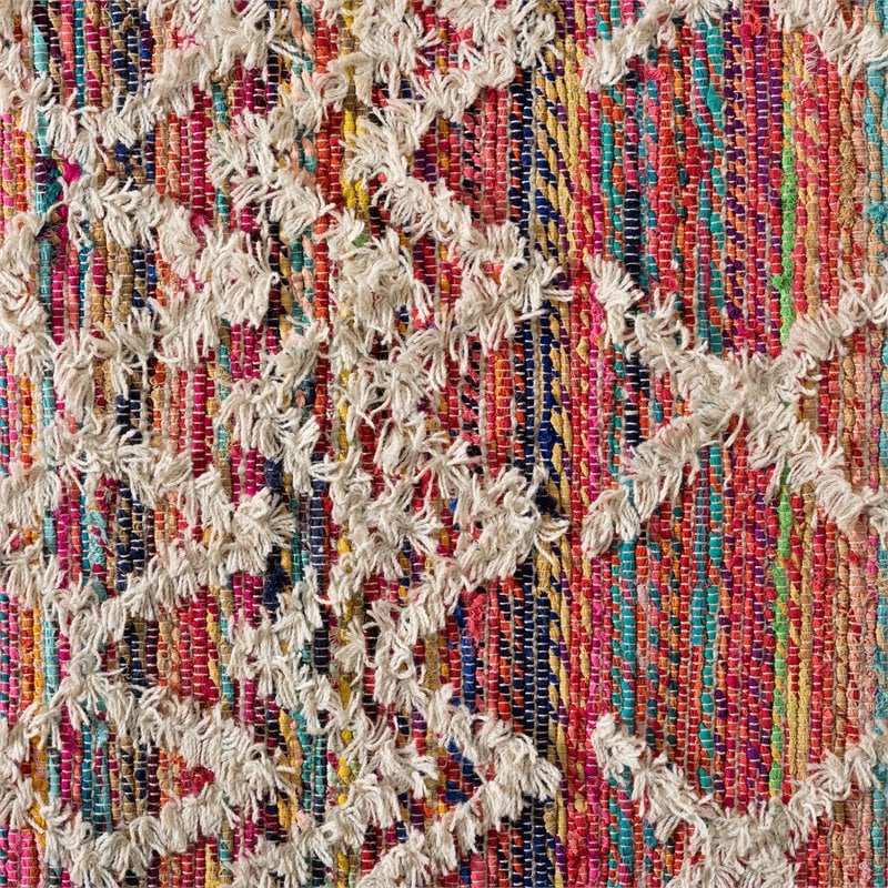 Baxton Studio Graydon Multi-Colored Handwoven Blend Area Rug
