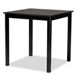 Baxton Studio Caron Dark Brown Finished Wood 5-Piece Pub Set