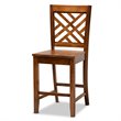 Baxton Studio Caron Walnut Brown Finished Wood 5-Piece Pub Set