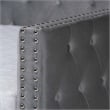 Baxton Studio Larkin Grey Velvet Upholstered Queen Size Daybed with Trundle