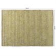 Baxton Studio Leora Lime Green and Grey Hand-Tufted Viscose Blend Area Rug