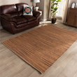 Baxton Studio Michigan Rust Handwoven Hemp Blend Area Rug