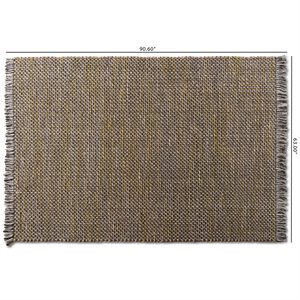 baxton studio nurten yellow and grey handwoven hemp blend area rug