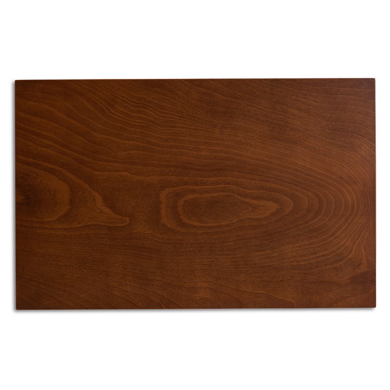 Baxton Studio Cherese Grey Fabric and Brown Finished 5-Piece Wood Dining Set