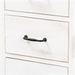 Baxton Studio Faron White and Oak Brown Finished Wood 3-Drawer Storage Cabinet