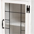 Baxton Studio Faron White and Oak Brown Finished Wood 3-Drawer Storage Cabinet