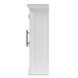 Baxton Studio Turner White Finished Wood 2-Door Bathroom Wall Storage Cabinet