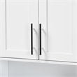 Baxton Studio Turner White Finished Wood 2-Door Bathroom Wall Storage Cabinet
