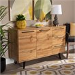 Baxton Studio Radley Oak Brown Finished Wood 3-Drawer Sideboard Buffet