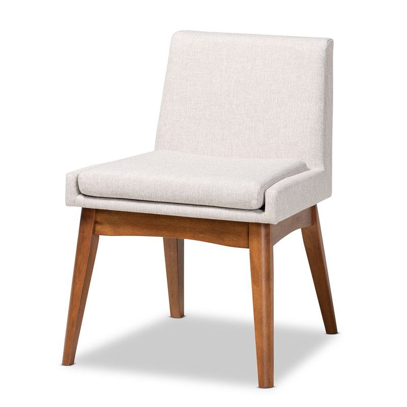 Baxton Studio Nexus Beige and Walnut Brown Finished Wood 5-Piece Dining Set