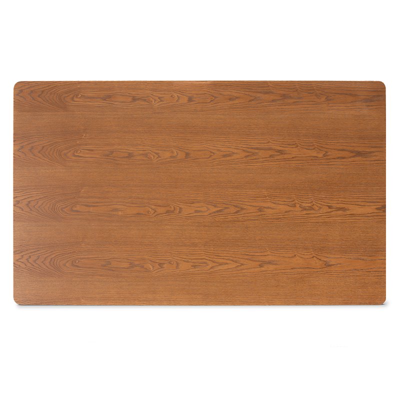 Baxton Studio Dorina Gravel and Walnut Brown Finished Wood 5-Piece Dining Set