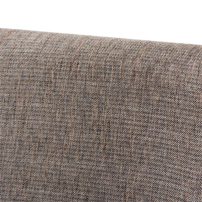 Baxton Studio Dorina Gravel and Walnut Brown Finished Wood 5-Piece Dining Set