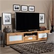 Baxton Studio Gerhardine Oak Brown Finished Wood 1-Drawer TV Stand