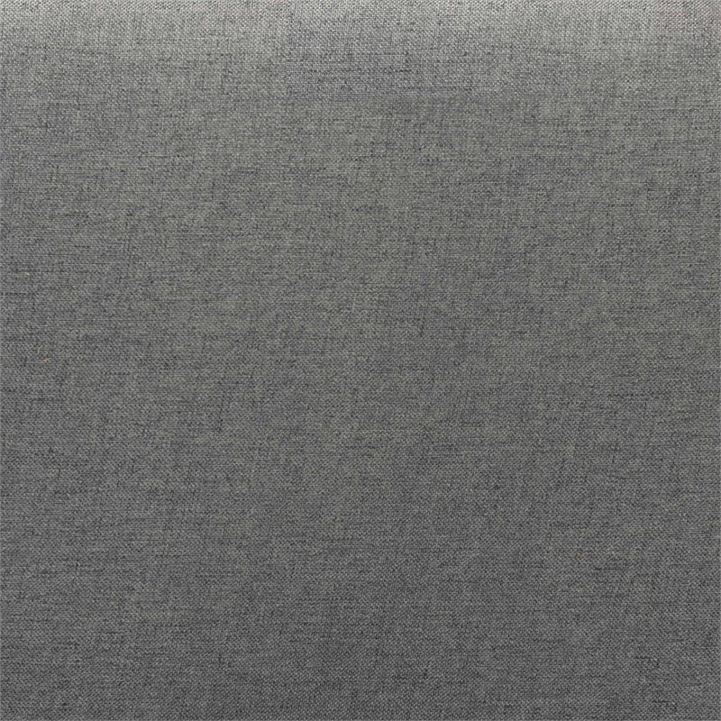 Baxton Studio Abner Dark Grey and Walnut Brown Finished Wood Twin Size Headboard