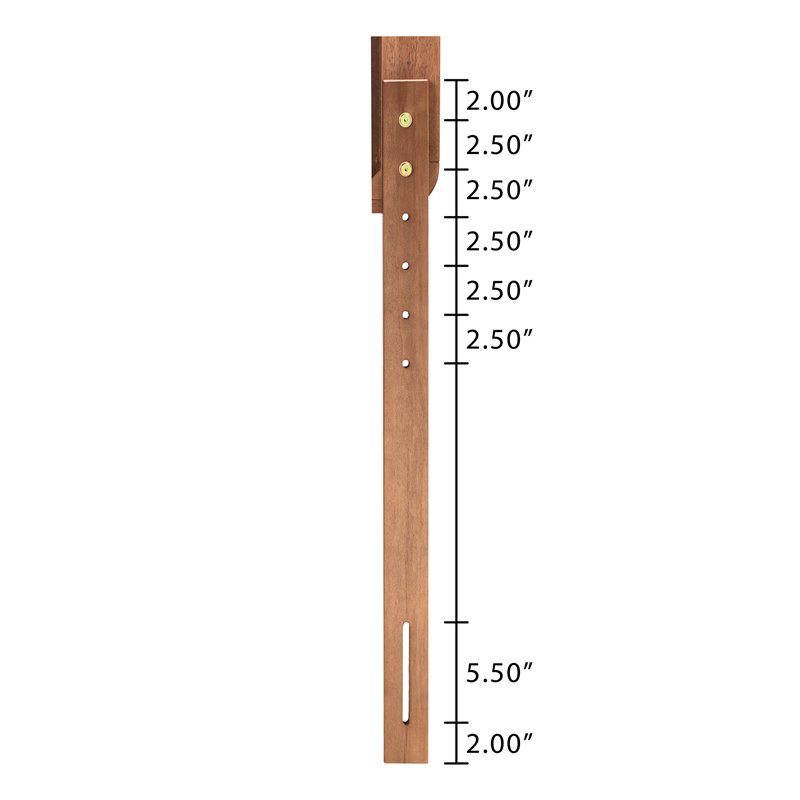 Baxton Studio Abner Light Grey and Brown Finished Wood Twin Size Headboard