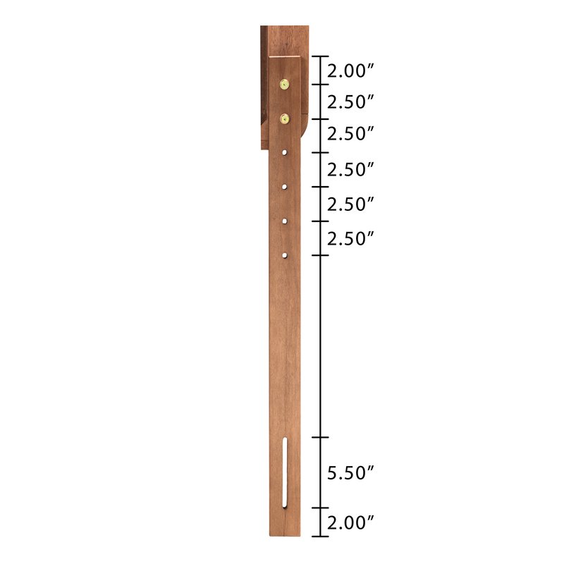 Baxton Studio Abner Light Gray and Brown Finished Wood King Size Headboard