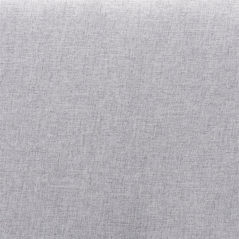 Baxton Studio Dexter Light Gray and Brown Finished Wood King Size Headboard