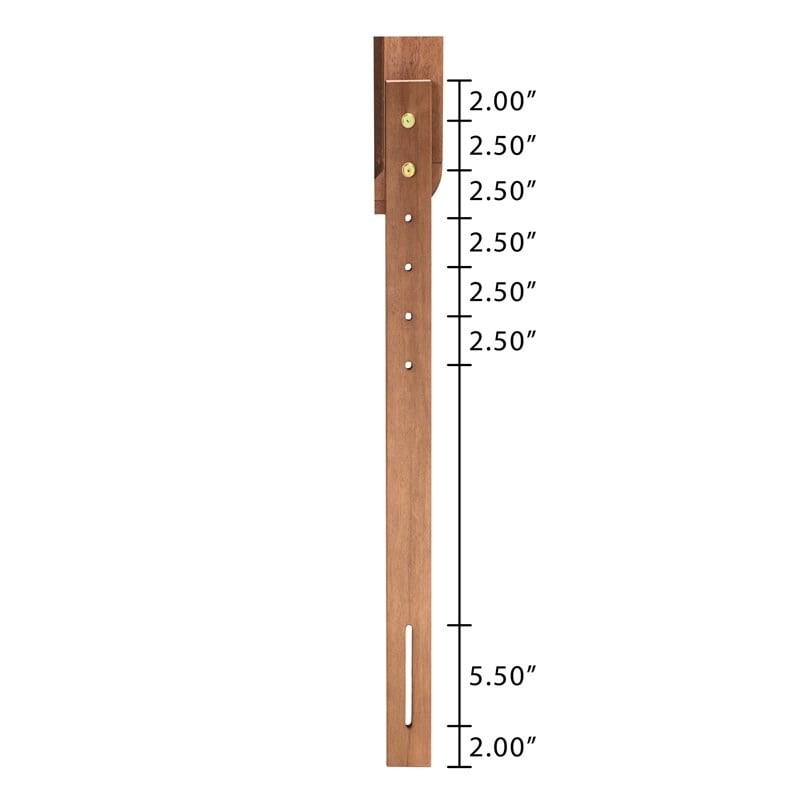 Baxton Studio Dexter Light Gray and Brown Finished Wood King Size Headboard