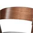 Baxton Studio Danton Grey and Walnut Brown Finished Wood 5-Piece Dining Set