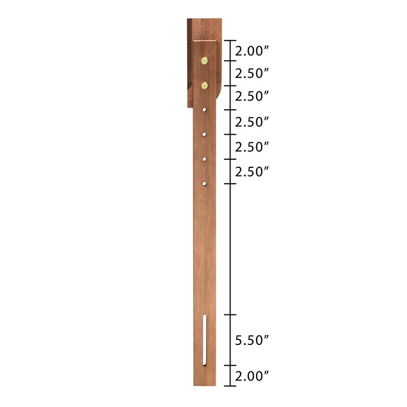 Baxton Studio Iden Dark Grey and Walnut Brown Finished Wood Twin Size Headboard