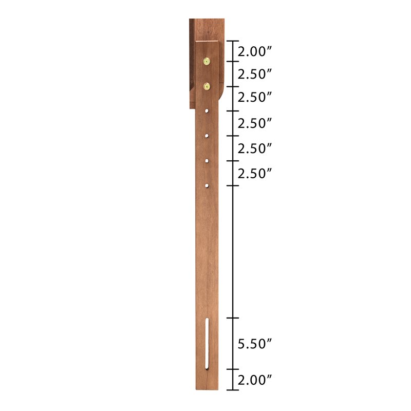 Baxton Studio Iden Light Grey and Brown Finished Wood King Size Headboard