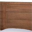 Baxton Studio Kassidy Walnut Brown Finished Wood King Size Platform Bed
