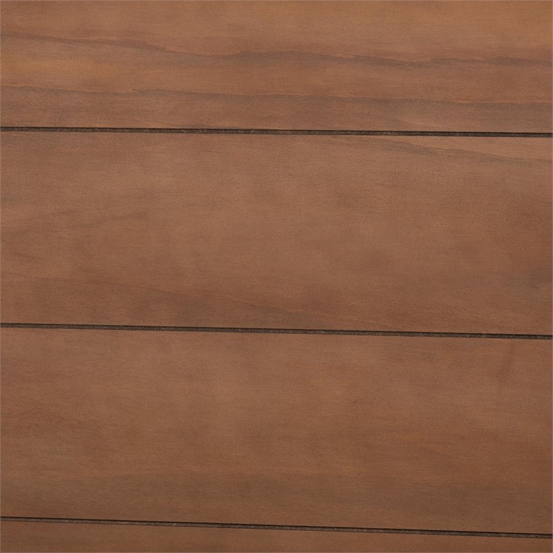 Baxton Studio Kassidy Walnut Brown Finished Wood King Size Platform Bed