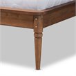Baxton Studio Abel Walnut Brown Finished Wood Full Size Platform Bed