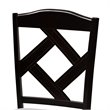 Baxton Studio Ruth Grey Fabric and Dark Brown Finished Wood 7-Piece Dining Set