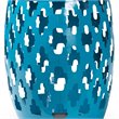 Baxton Studio Branson Blue Finished Metal Outdoor Side Table