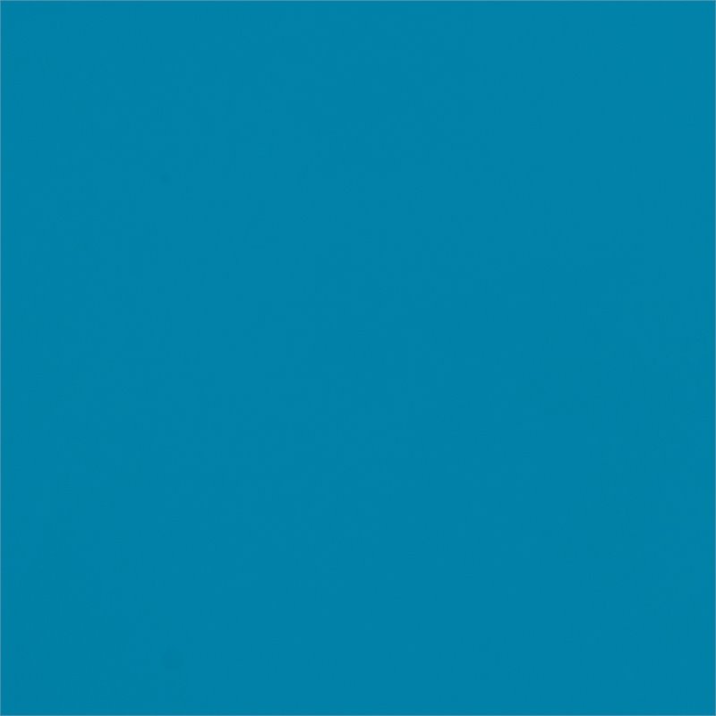 Baxton Studio Branson Blue Finished Metal Outdoor Side Table