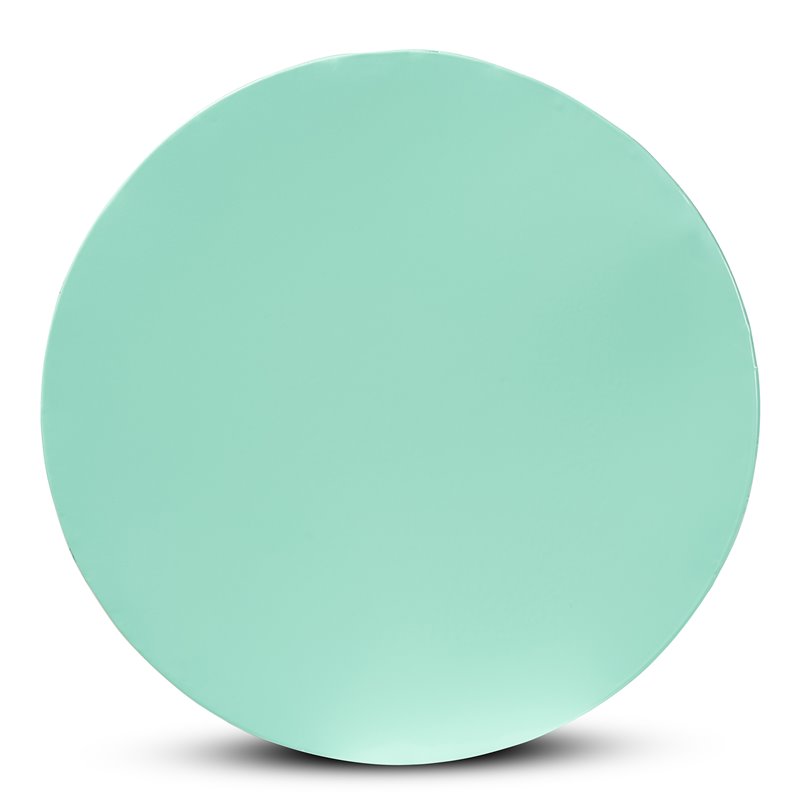 Baxton Studio Jamila Aqua Blue Finished metal Outdoor Side Table