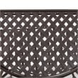 Baxton Studio Laraine Brown Metal Outdoor Console Table