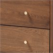Baxton Studio Landis Ash Walnut Finished Wood 4-Drawer Chest