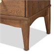 Baxton Studio Landis Ash Walnut Finished Wood 4-Drawer Chest